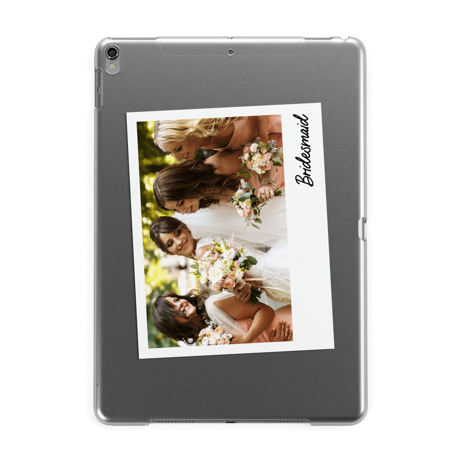 Bridesmaid Photo Apple iPad Grey Case
