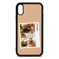 Bridesmaid Photo Nude Pebble Leather iPhone Xr Case
