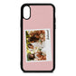 Bridesmaid Photo Pink Pebble Leather iPhone Xs Case