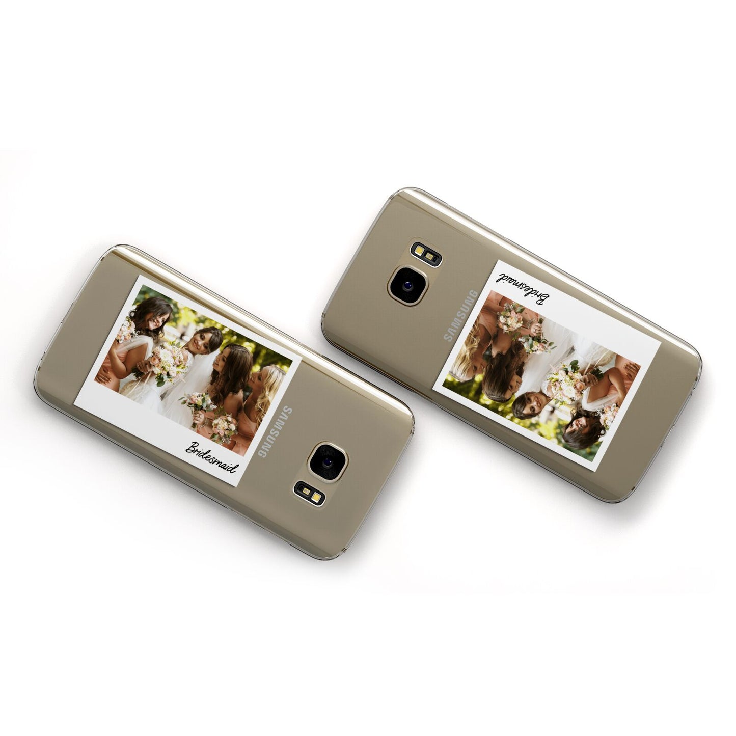 Bridesmaid Photo Samsung Galaxy Case Flat Overview