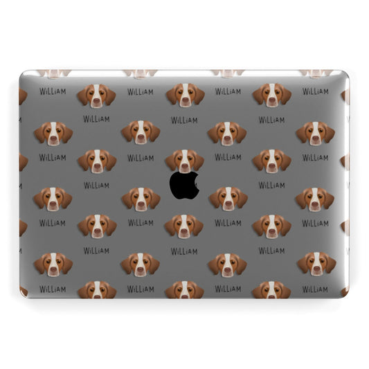 Brittany Icon with Name Apple MacBook Case