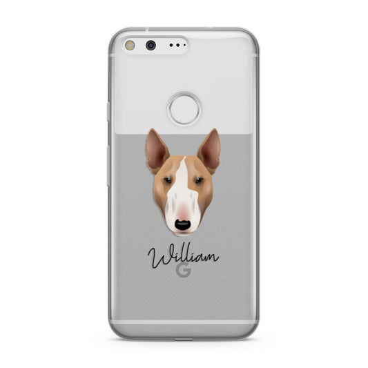 Bull Terrier Personalised Google Pixel Case