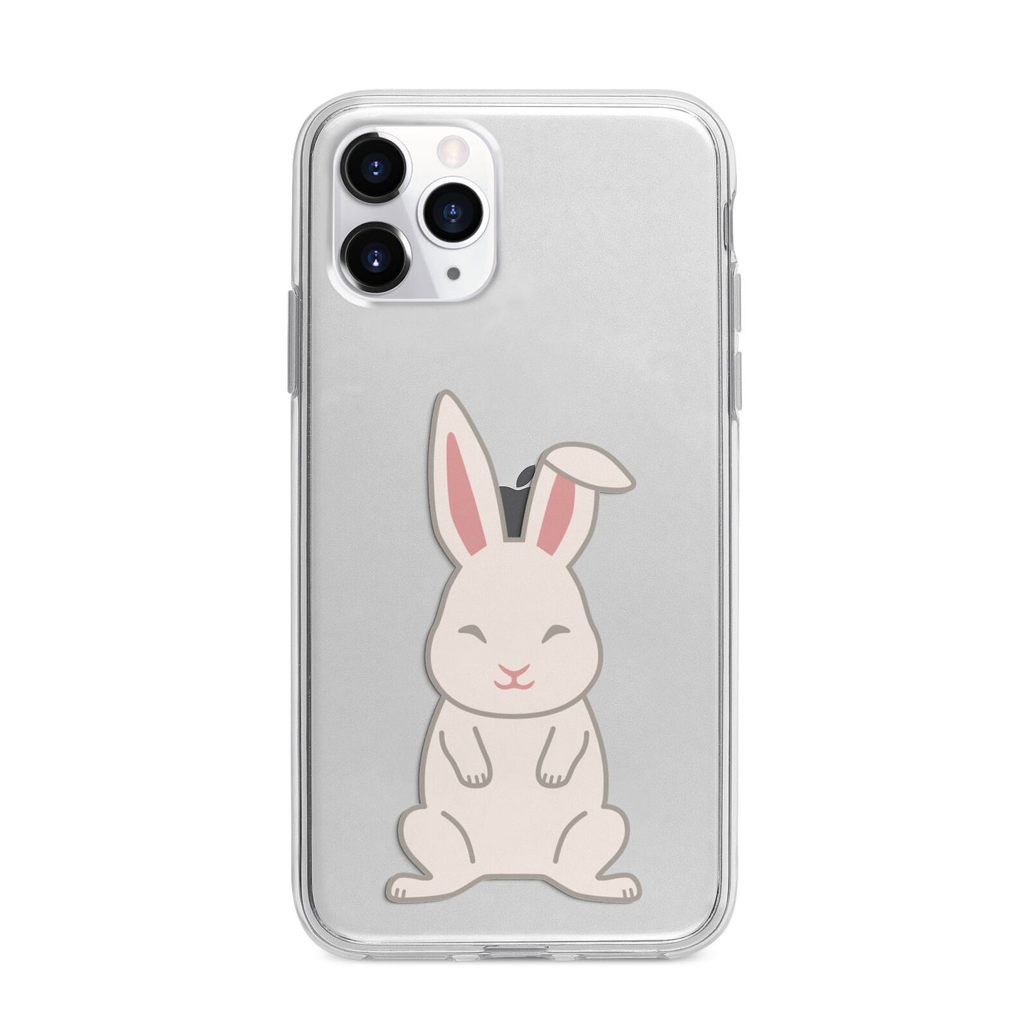 Bunny Apple iPhone 11 Pro Max in Silver with Bumper Case
