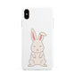 Bunny Apple iPhone Xs Max 3D Tough Case