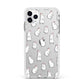 Bunny Rabbit Apple iPhone 11 Pro Max in Silver with White Impact Case