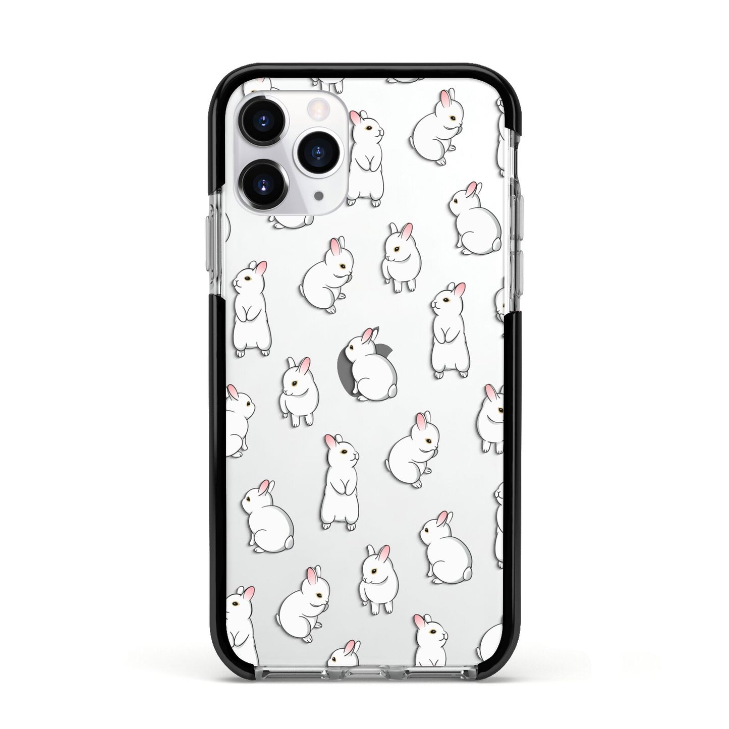 Bunny Rabbit Apple iPhone 11 Pro in Silver with Black Impact Case