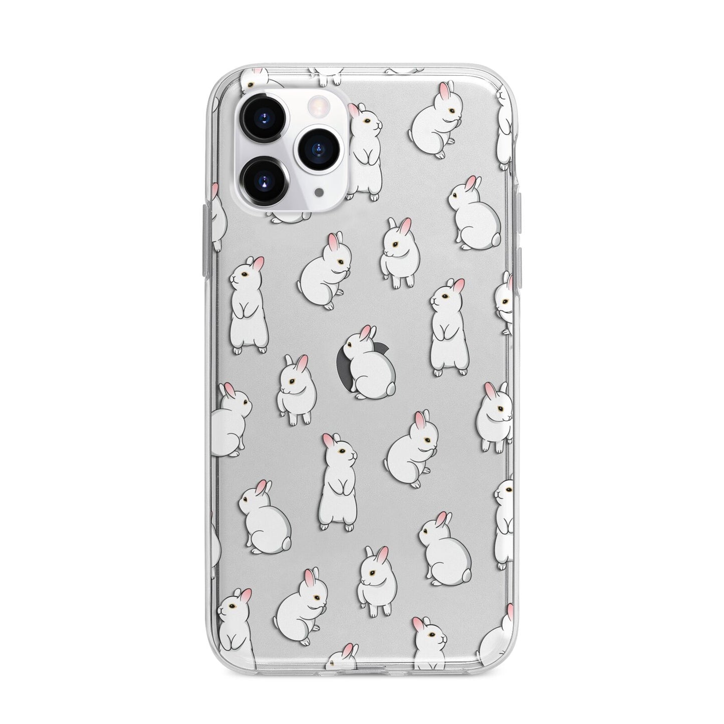 Bunny Rabbit Apple iPhone 11 Pro in Silver with Bumper Case