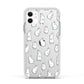 Bunny Rabbit Apple iPhone 11 in White with White Impact Case