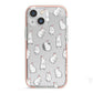 Bunny Rabbit iPhone 13 Mini TPU Impact Case with Pink Edges