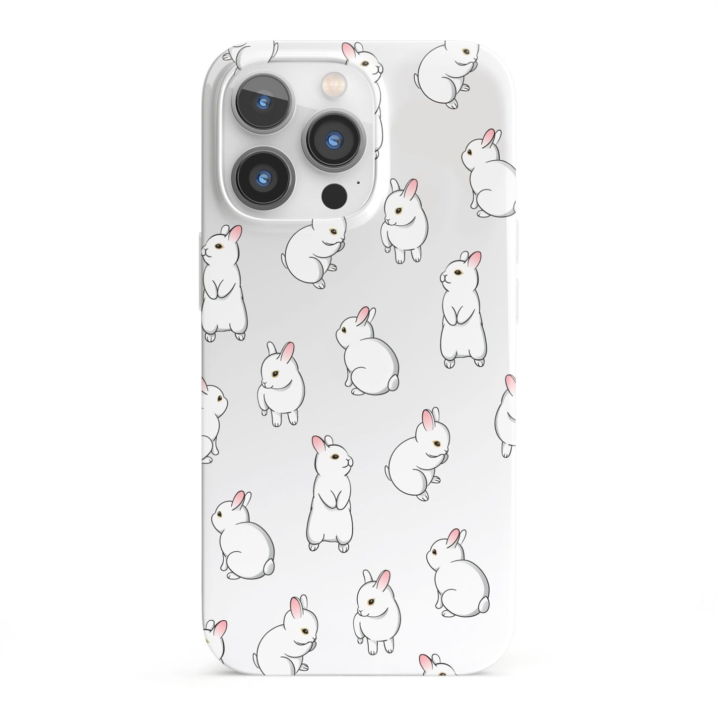 Bunny Rabbit iPhone 13 Pro Full Wrap 3D Snap Case
