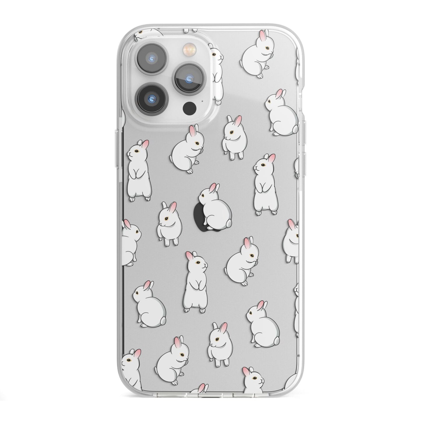 Bunny Rabbit iPhone 13 Pro Max TPU Impact Case with White Edges