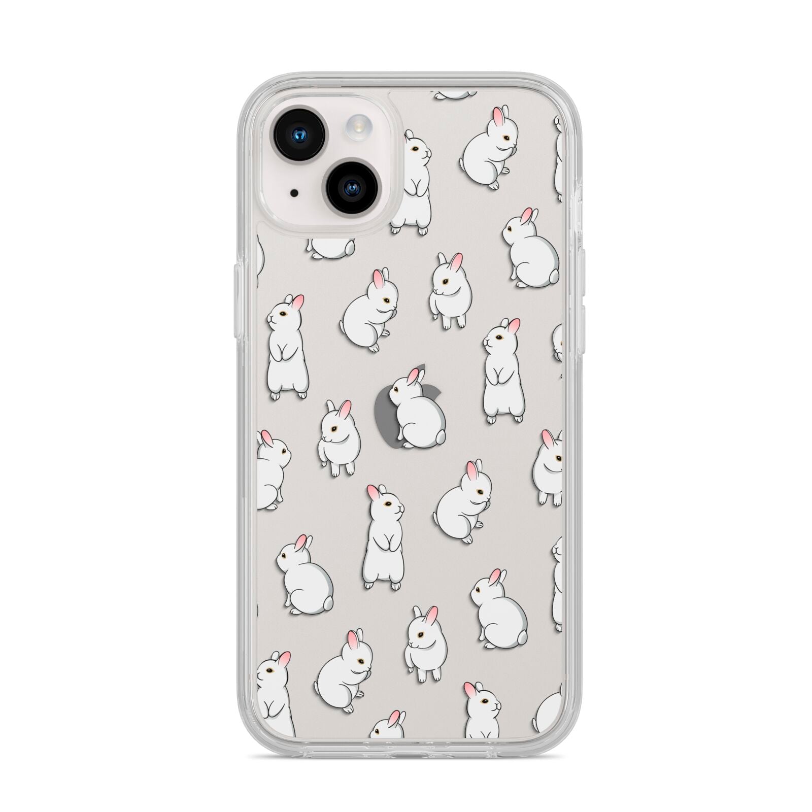 Bunny Rabbit iPhone 14 Plus Clear Tough Case Starlight