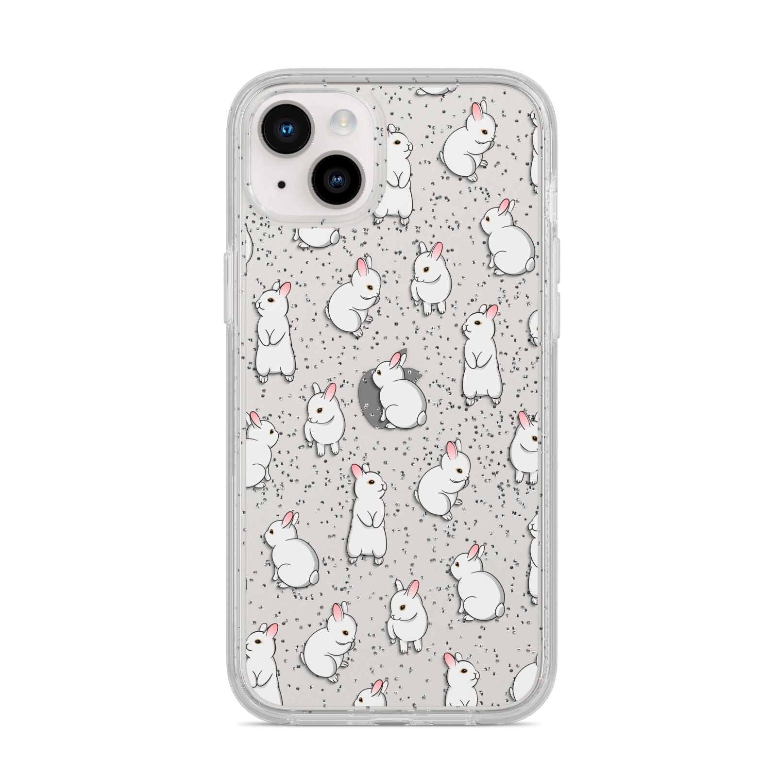 Bunny Rabbit iPhone 14 Plus Glitter Tough Case Starlight