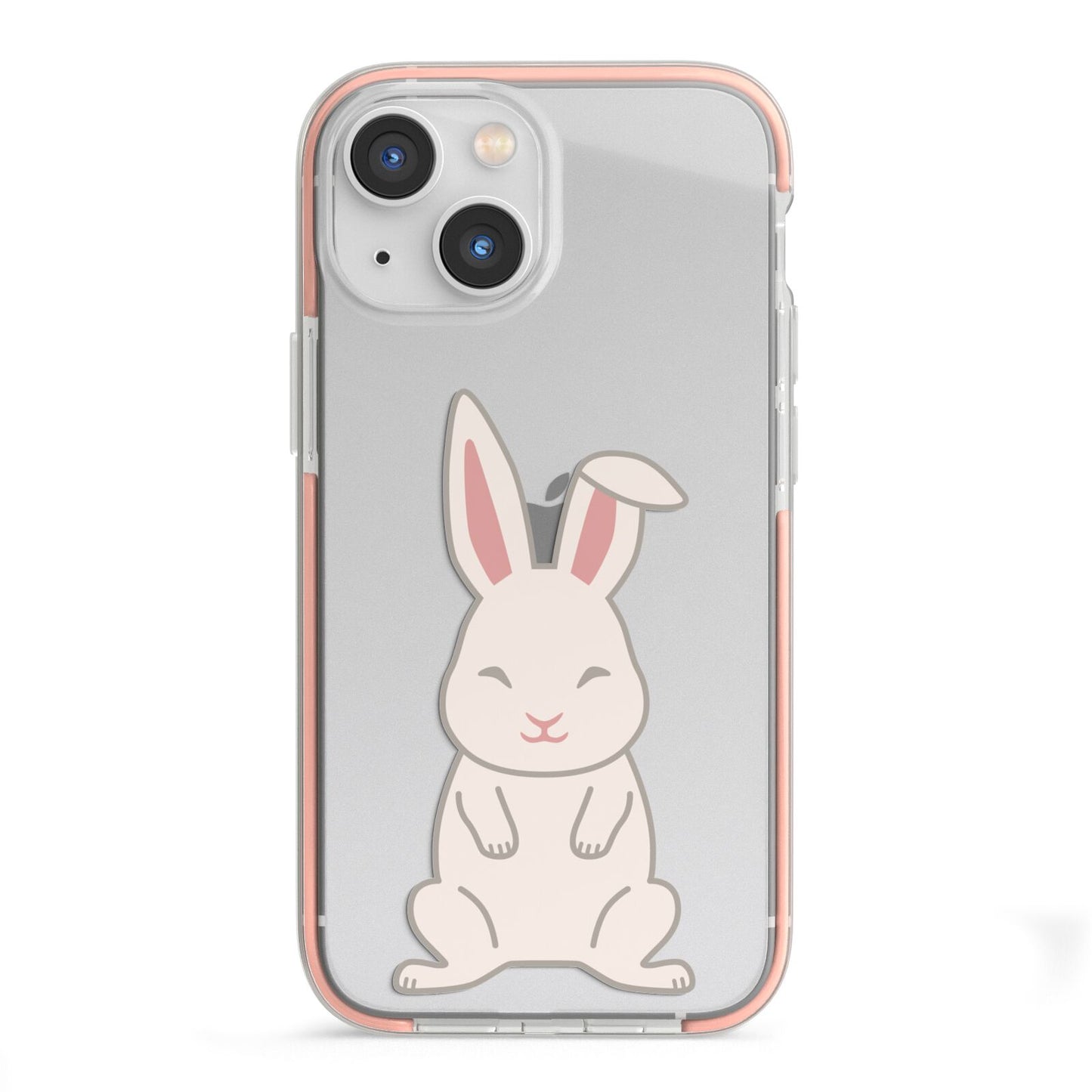 Bunny iPhone 13 Mini TPU Impact Case with Pink Edges