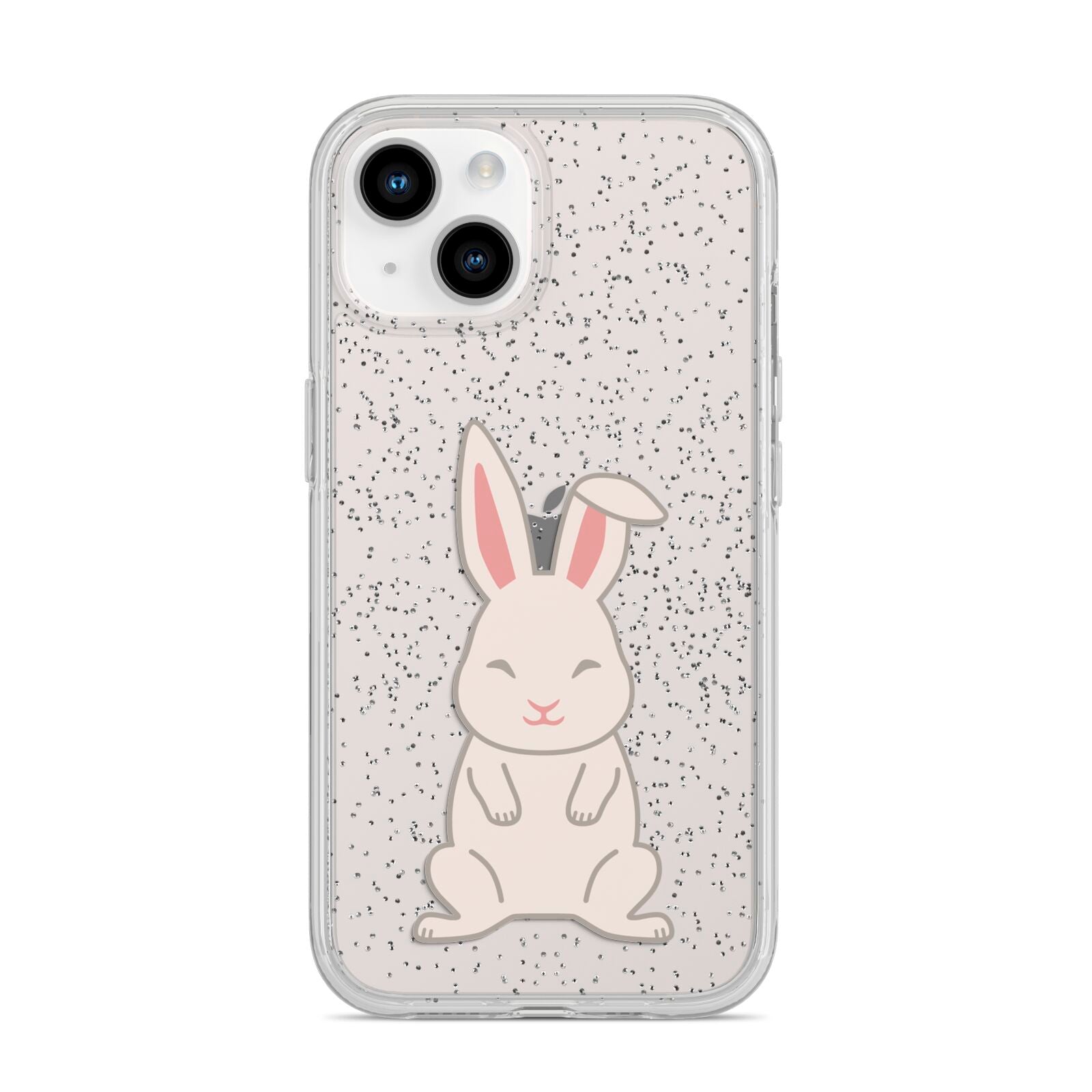 Bunny iPhone 14 Glitter Tough Case Starlight