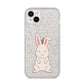 Bunny iPhone 14 Plus Glitter Tough Case Starlight