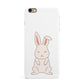 Bunny iPhone 6 Plus 3D Snap Case on Gold Phone