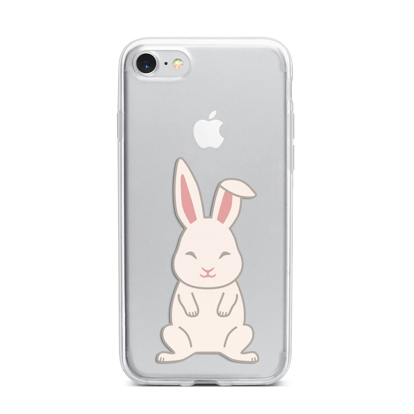 Bunny iPhone 7 Bumper Case on Silver iPhone