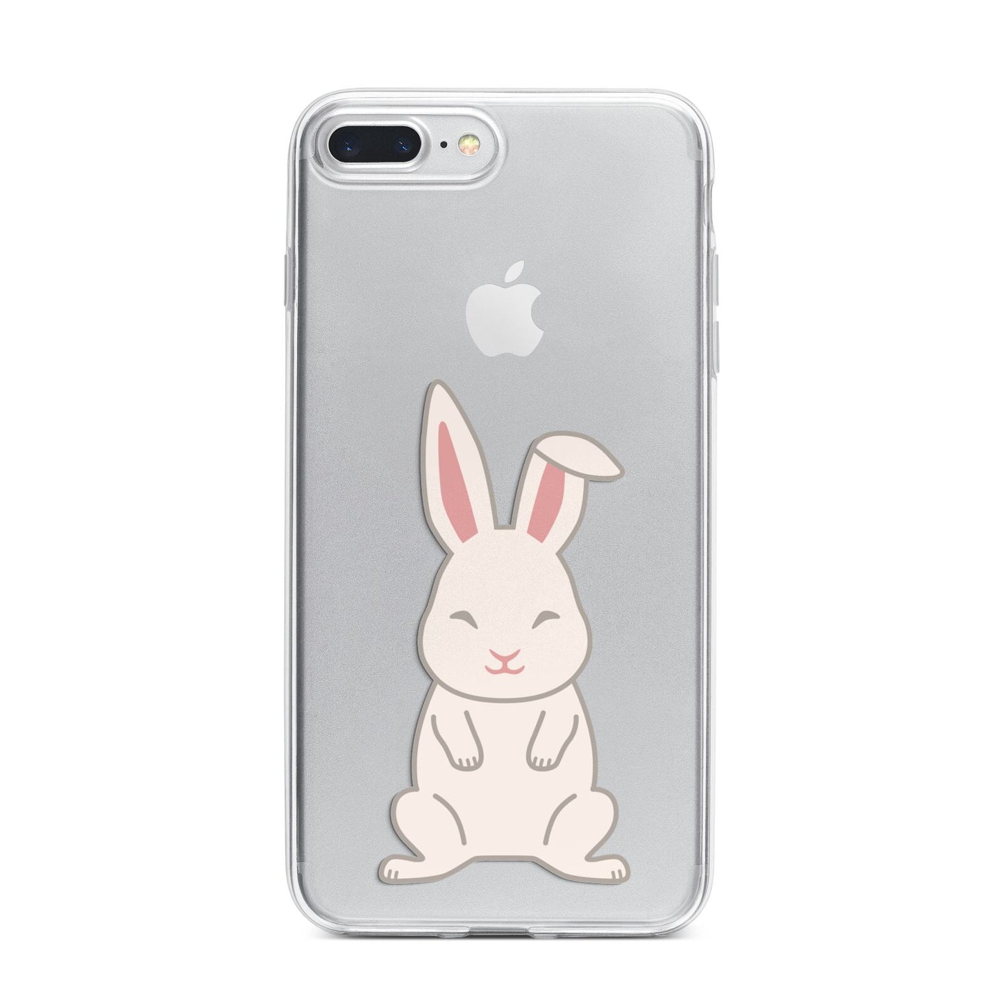 Bunny iPhone 7 Plus Bumper Case on Silver iPhone