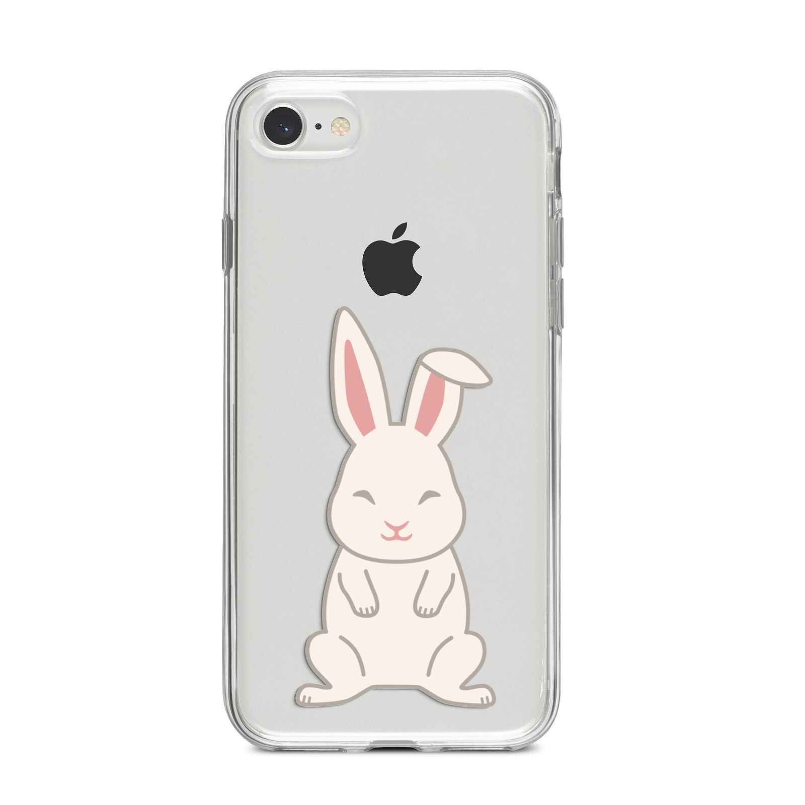 Bunny iPhone 8 Bumper Case on Silver iPhone