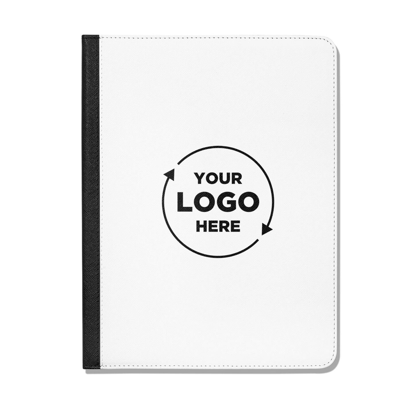 Business Logo Custom Apple iPad Leather Folio Case