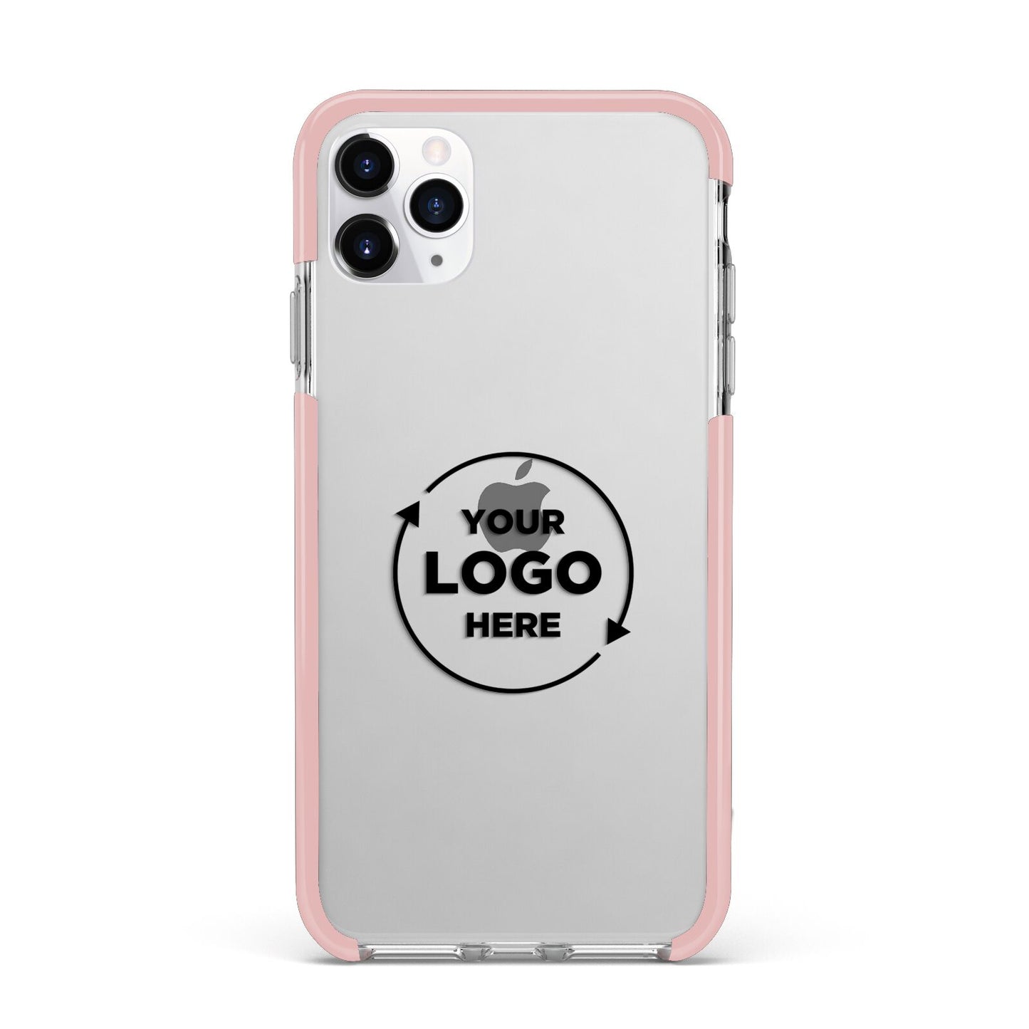Business Logo Custom iPhone 11 Pro Max Impact Pink Edge Case