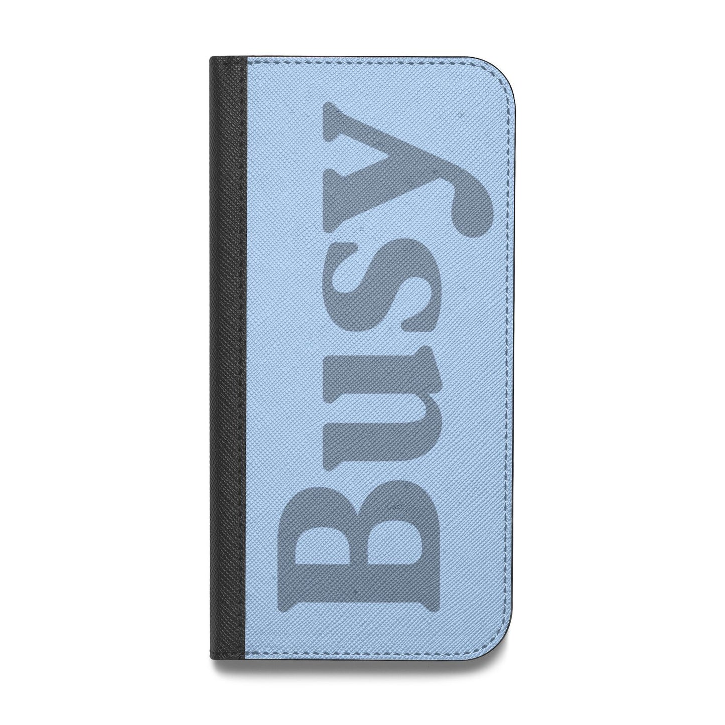 Busy Quote Vegan Leather Flip Samsung Case