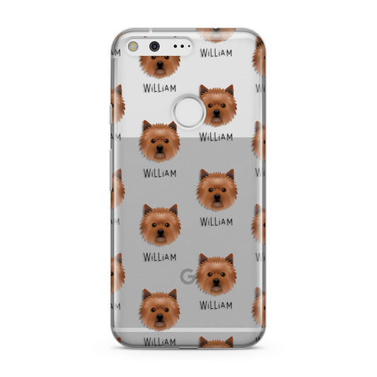 Cairn Terrier Icon with Name Google Pixel Case