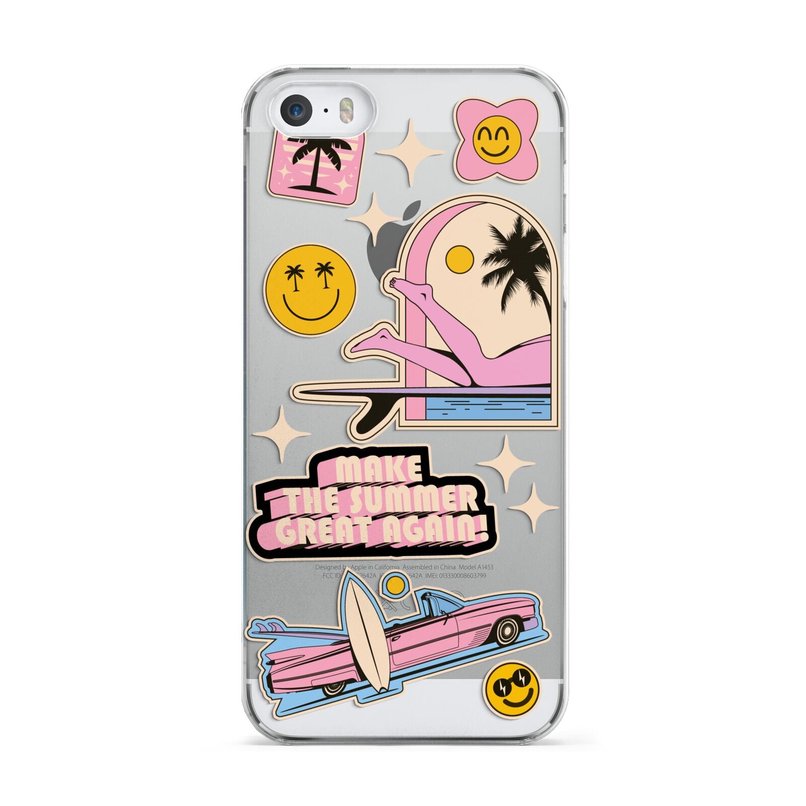 California Girl Sticker Apple iPhone 5 Case