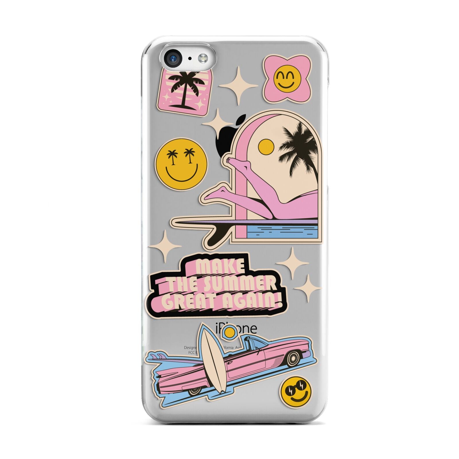 California Girl Sticker Apple iPhone 5c Case