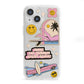California Girl Sticker iPhone 13 Mini Clear Bumper Case