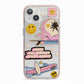 California Girl Sticker iPhone 13 TPU Impact Case with Pink Edges