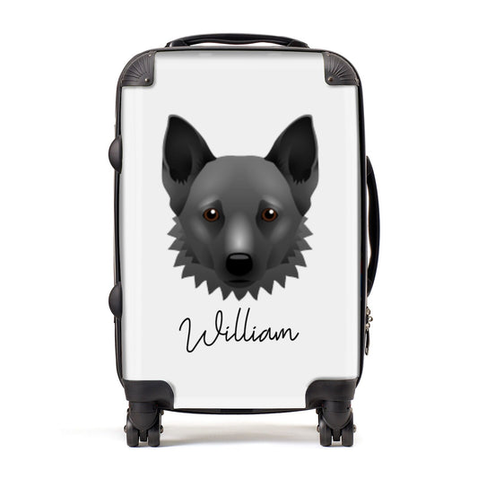 Canaan Dog Personalised Suitcase