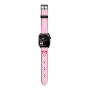 Candy Cane Heart Watch Strap
