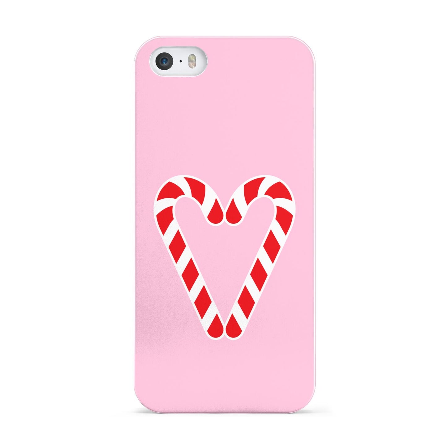 Candy Cane Heart Apple iPhone 5 Case