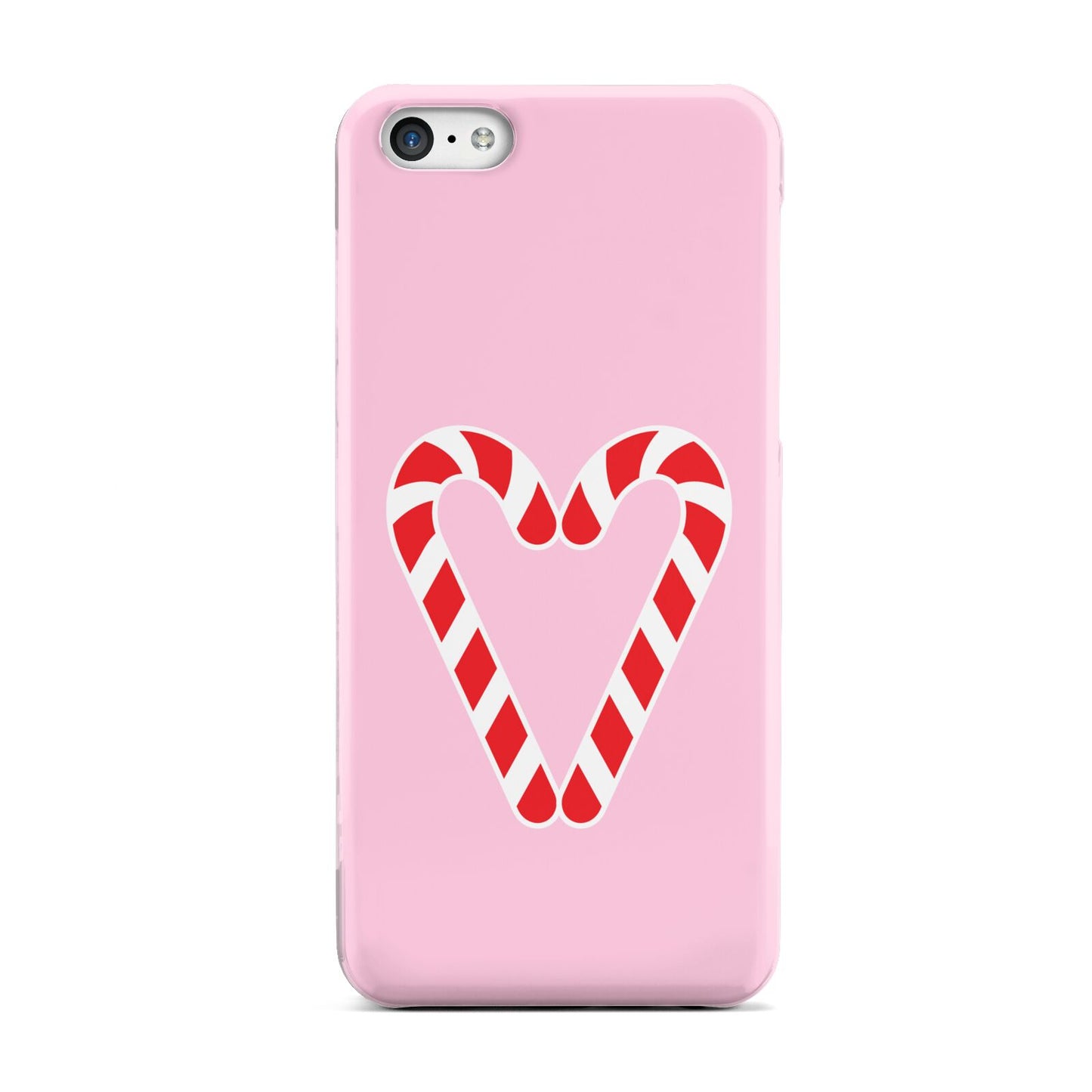 Candy Cane Heart Apple iPhone 5c Case