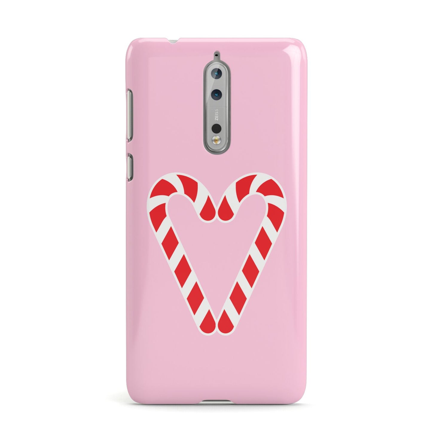 Candy Cane Heart Nokia Case