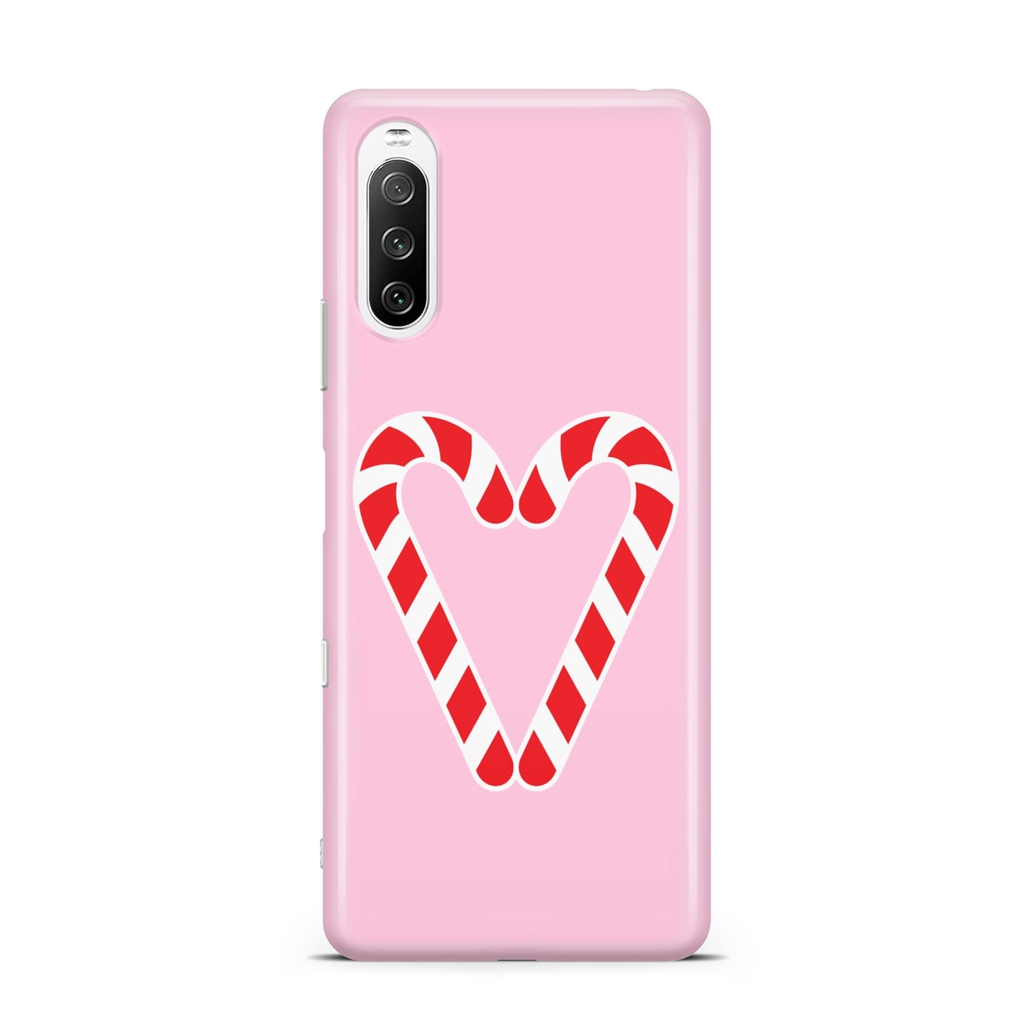 Candy Cane Heart Sony Xperia 10 III Case