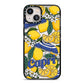Capri iPhone 13 Black Impact Case on Silver phone