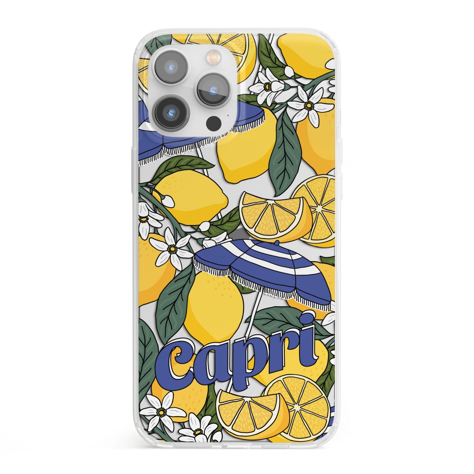 Capri iPhone 13 Pro Max Clear Bumper Case