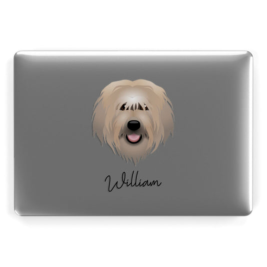 Catalan Sheepdog Personalised Apple MacBook Case