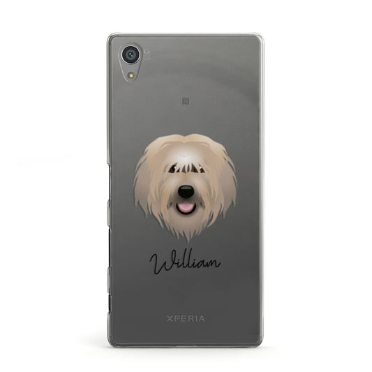 Catalan Sheepdog Personalised Sony Xperia Case