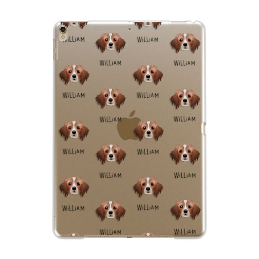 Cavapom Icon with Name Apple iPad Gold Case