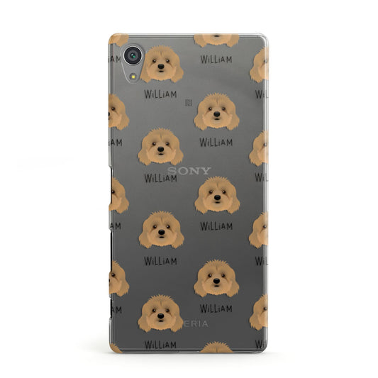 Cavapoo Icon with Name Sony Xperia Case