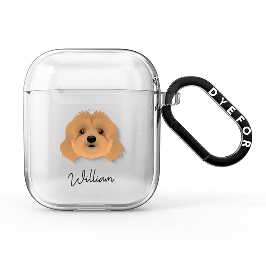 Cavapoo Personalised AirPods Clear Case