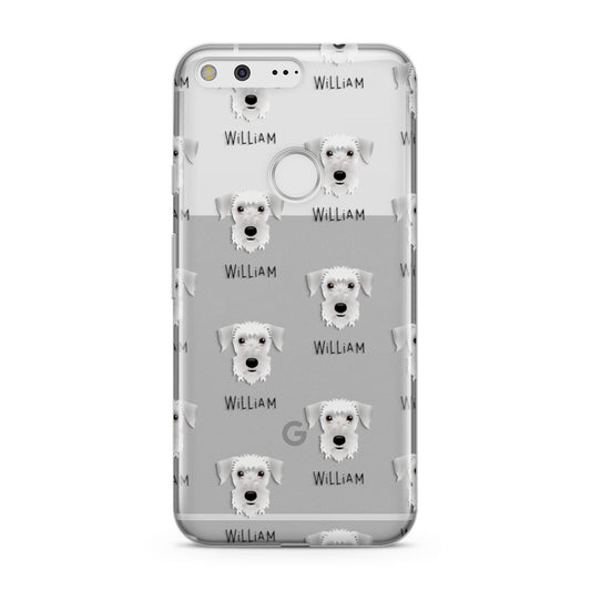 Cesky Terrier Icon with Name Google Pixel Case