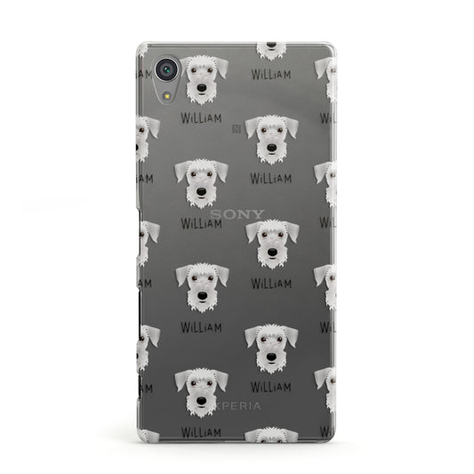 Cesky Terrier Icon with Name Sony Xperia Case