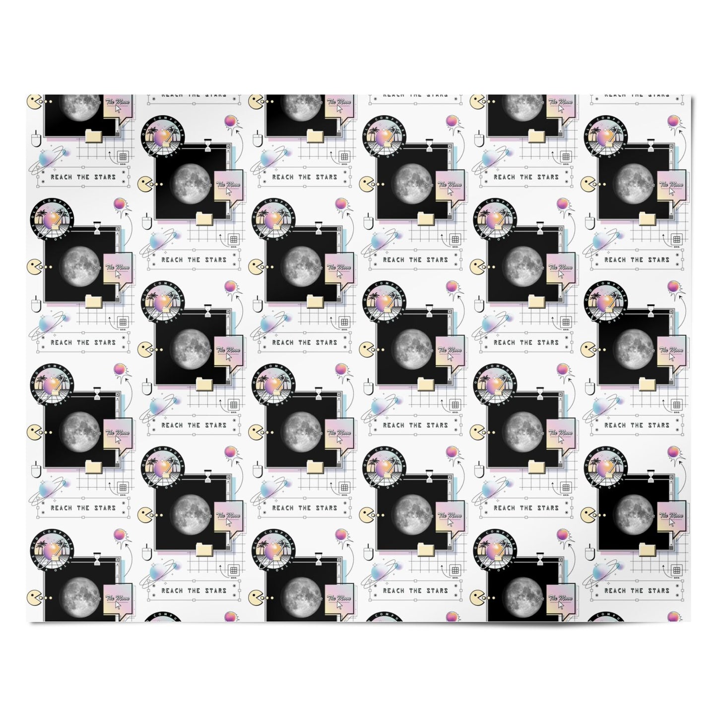 Chase The Moon Personalised Wrapping Paper Alternative
