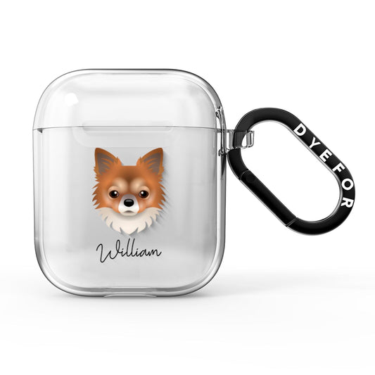 Chorkie Personalised AirPods Clear Case