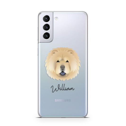 Chow Chow Personalised Samsung S21 Plus Phone Case